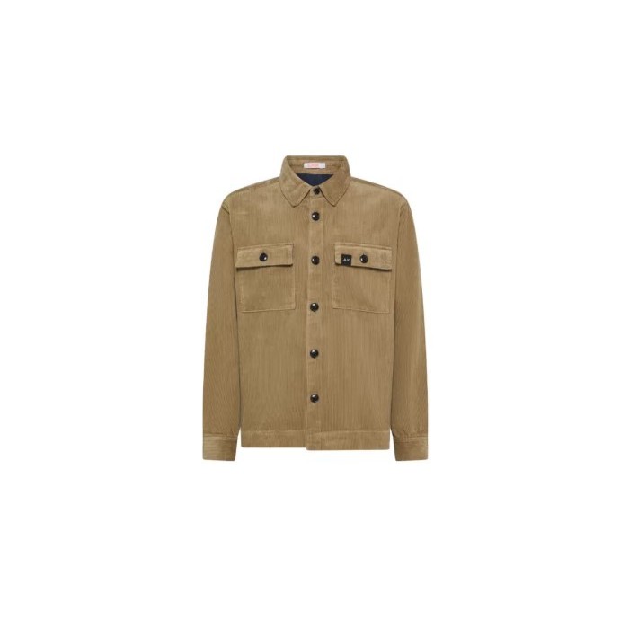 Sun68 - S44111 -  giacca camicia veluto beige