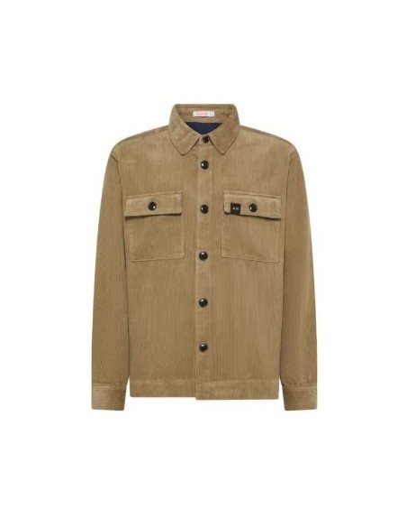 Sun68 - S44111 -  giacca camicia veluto beige