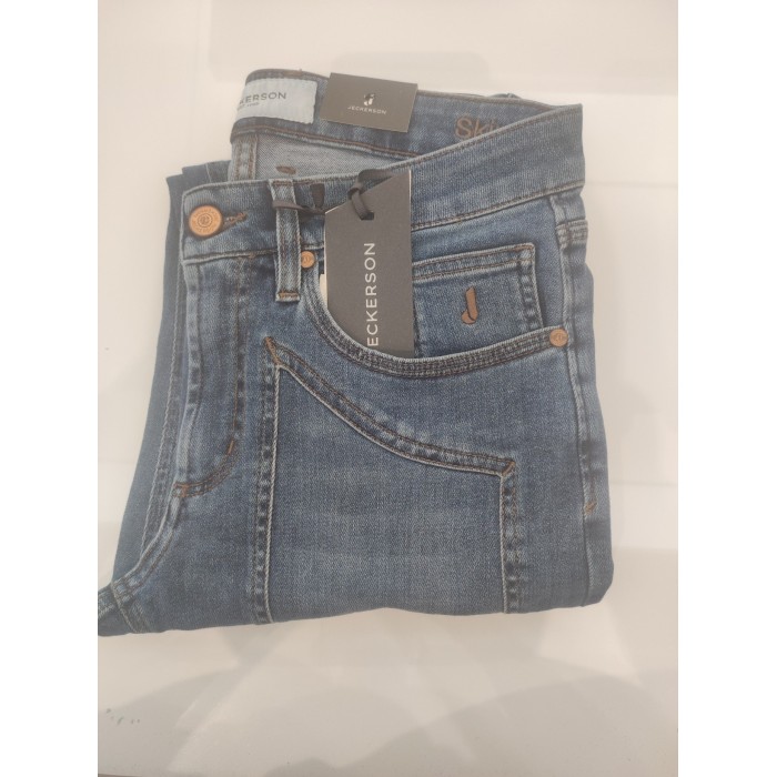 Jeckerson - DENI024 JAMS jeans skinny denim scuro