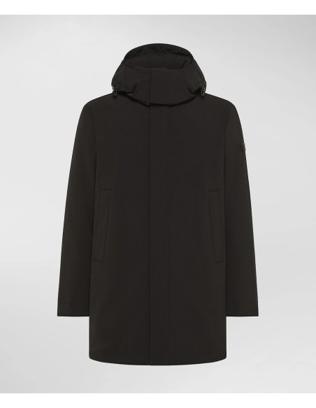 Tirenna Uomo Abbigliamento :Peuterey Kruger Tj01 Cappotto tecnico nero