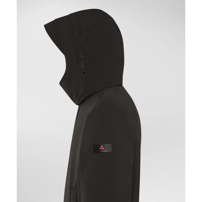 Tirenna Uomo Abbigliamento :Peuterey Kruger Tj01 Cappotto tecnico nero 2