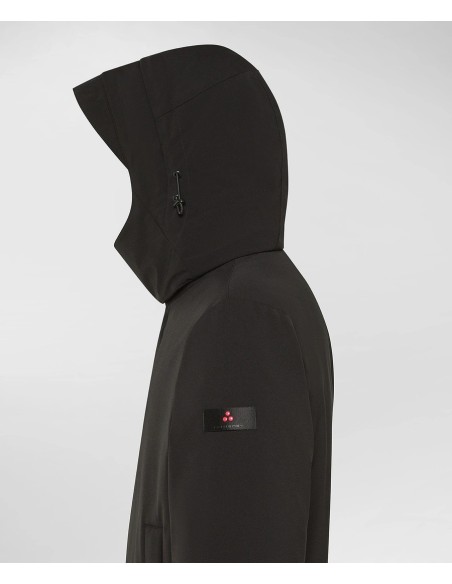 Tirenna Uomo Abbigliamento :Peuterey Kruger Tj01 Cappotto tecnico nero