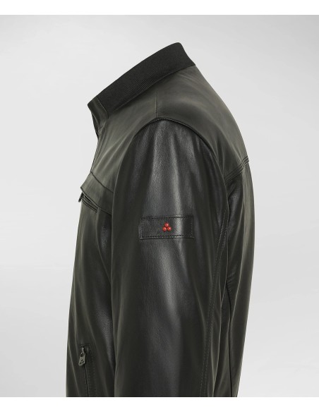 Tirenna Uomo Abbigliamento: Peuterey Sands Leather Ws 08 giubbino nero