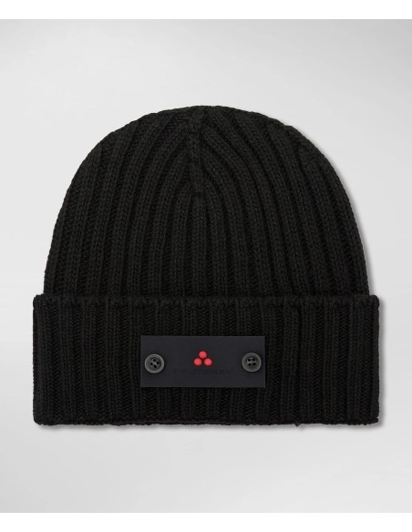Tirenna Uomo Abbigliamento: Peuterey Sax 01 Cappello cachemire nero