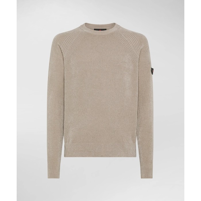 Tirenna Uomo Abbigliamento: Peuterey Sironi 01 maglia girocollo beige