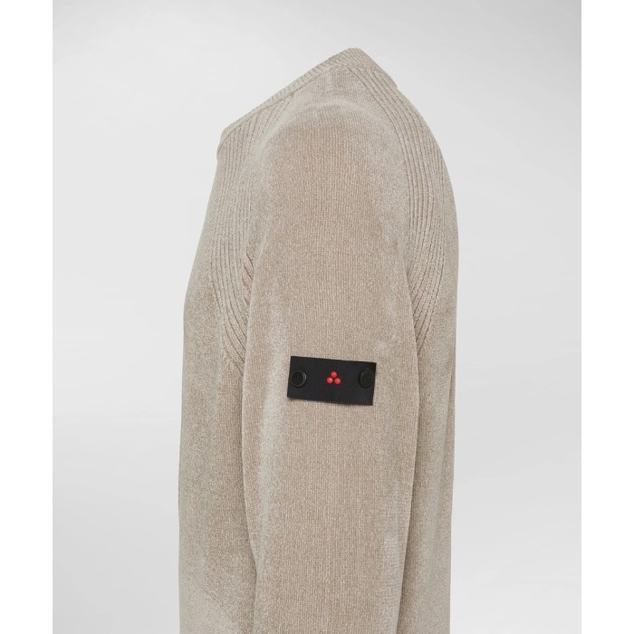 Tirenna Uomo Abbigliamento: Peuterey Sironi 01 maglia girocollo beige 2