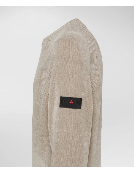Tirenna Uomo Abbigliamento: Peuterey Sironi 01 maglia girocollo beige