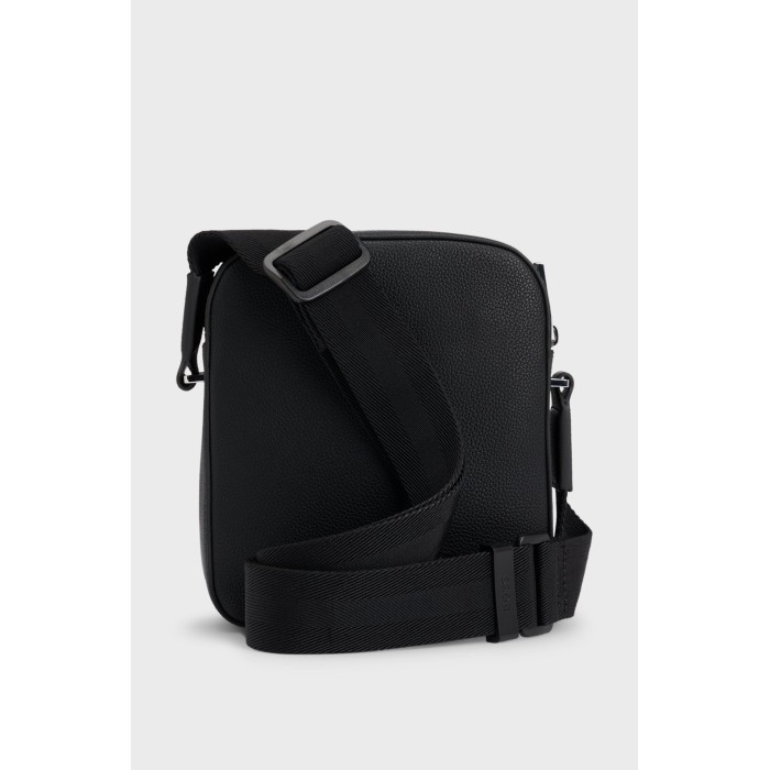 Tirenna Uomo Abbigliamento : Boss  Reporter bag tracolla nero