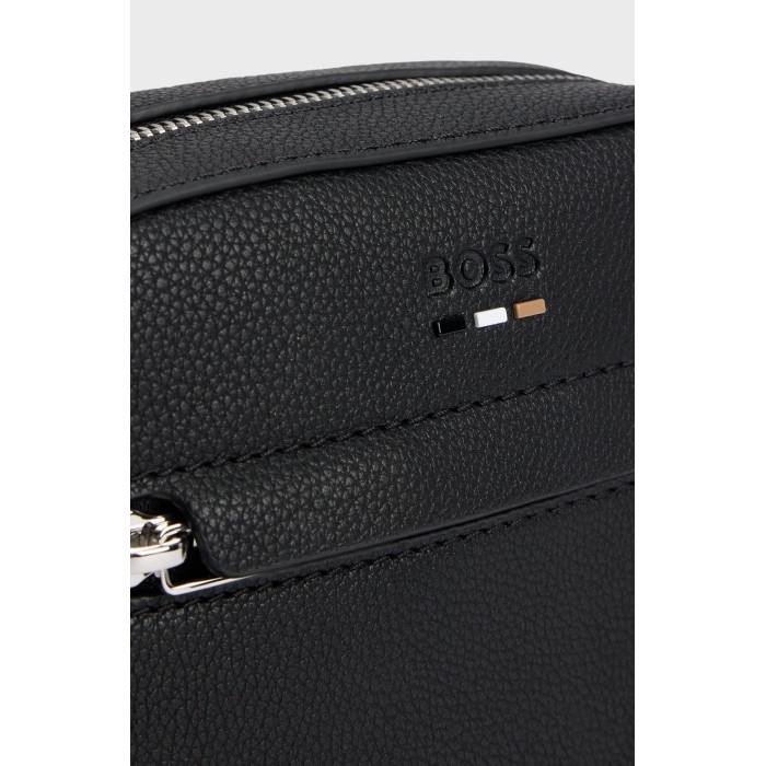 Tirenna Uomo Abbigliamento : Boss  Reporter bag tracolla nero