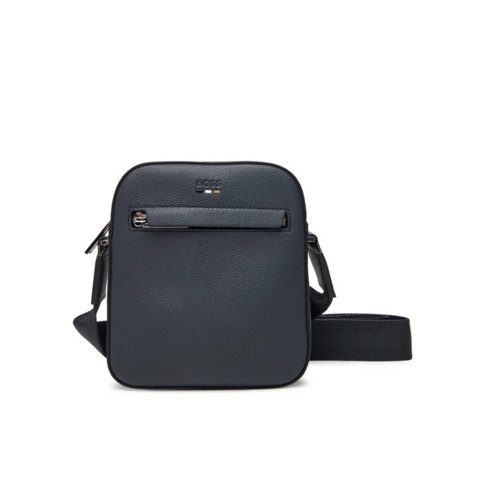 Tirenna Uomo Abbigliamento : Boss  Reporter bag tracolla blu
