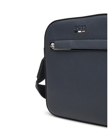 Tirenna Uomo Abbigliamento : Boss  Reporter bag tracolla blu