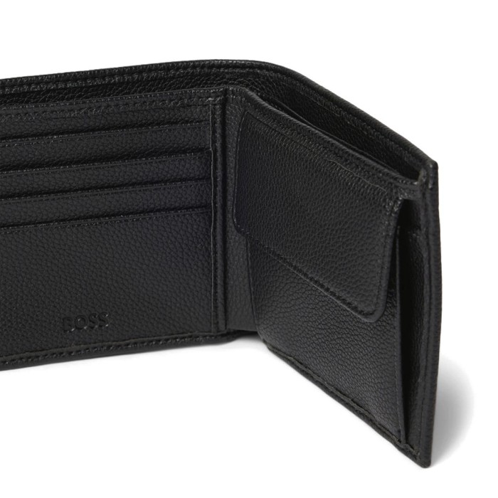 Tirenna Uomo Abbigliamento: Boss portafoglio medio nero