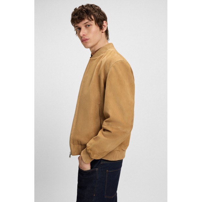 Tirenna Uomo Abbigliamento: Boss giubbino pelle scamosciata 2