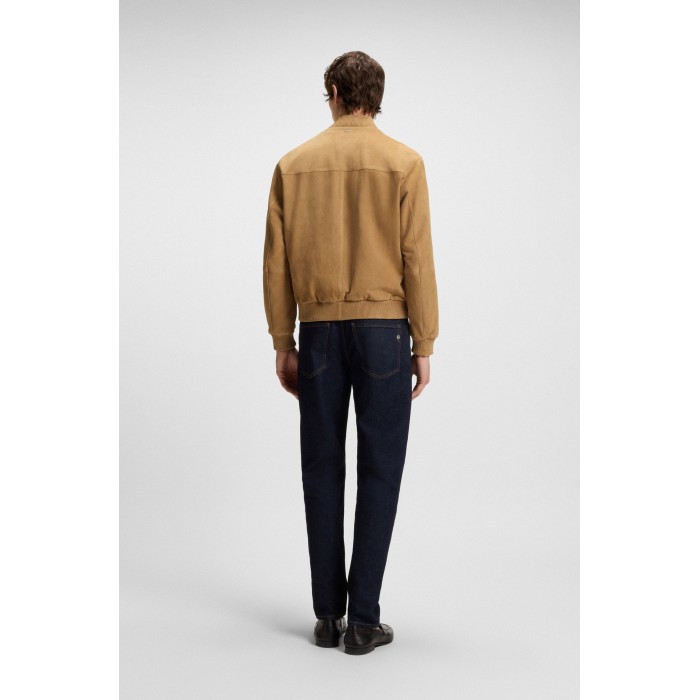 Tirenna Uomo Abbigliamento: Boss giubbino pelle scamosciata