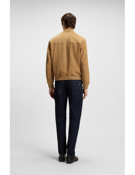 Tirenna Uomo Abbigliamento: Boss giubbino pelle scamosciata