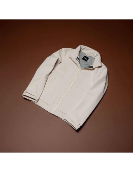 Tirenna Uomo Abbigliamento: Boss giubbino Caius beige