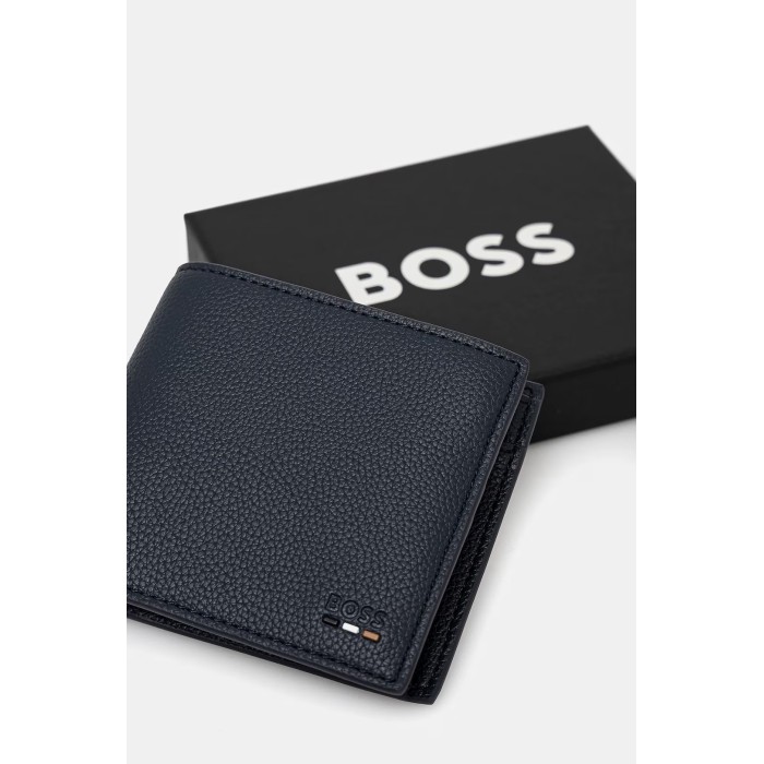 Tirenna Uomo Abbigliamento: Boss portafoglio medio blu