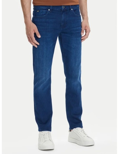 Tirenna Uomo Abbigliamento: Boss jeans denim scuro