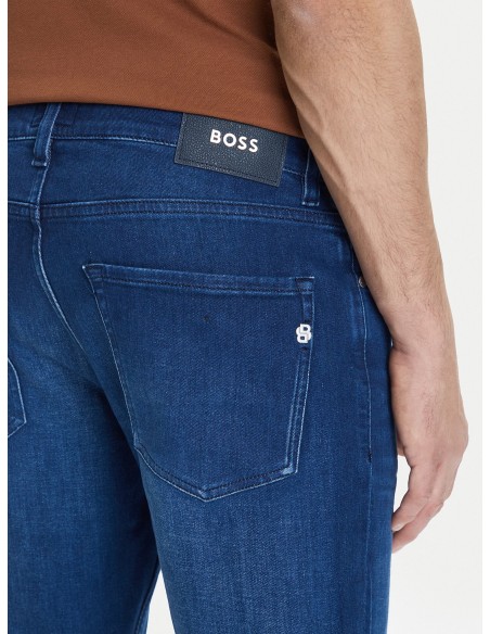 Tirenna Uomo Abbigliamento: Boss jeans denim scuro