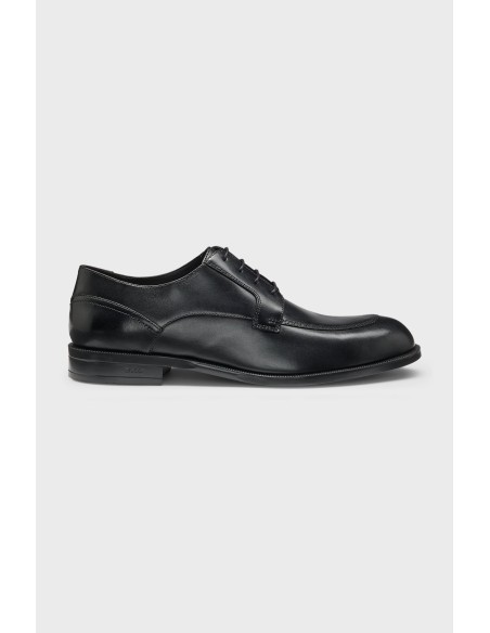 Tirenna Uomo Abbigliamento: Boss scarpe Derby pelle nero