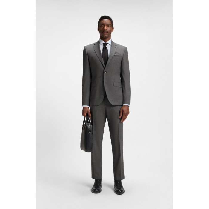 Tirenna Uomo Abbigliamento: Boss scarpe Derby pelle nero