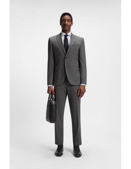 Tirenna Uomo Abbigliamento: Boss scarpe Derby pelle nero