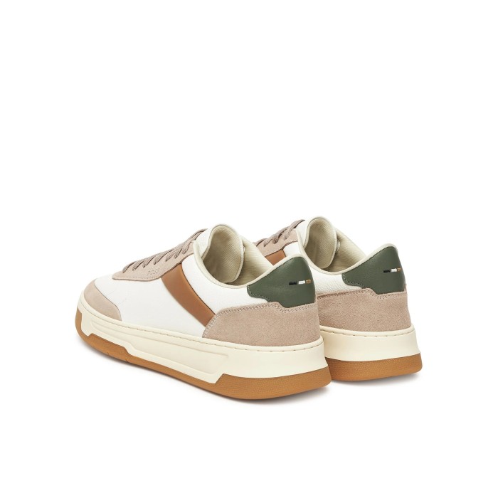 Tirenna Uomo Abbigliamento: Boss Sneakers Baltimore Bianco Beige 2