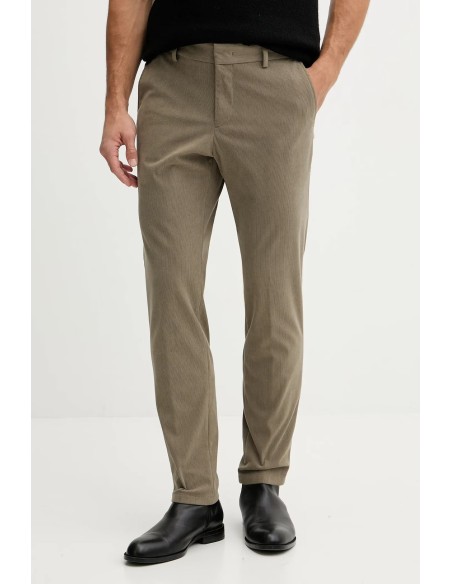 Tirenna Uomo Abbigliamento: Boss pantalone in velluto a coste verde