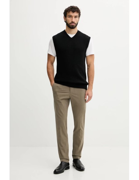 Tirenna Uomo Abbigliamento: Boss pantalone in velluto a coste verde