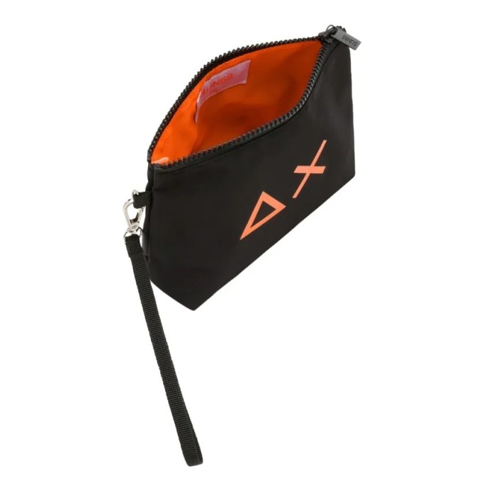 Tirenna Uomo Abbigliamento: Sun68 Pochette in nylon con logo nero 2