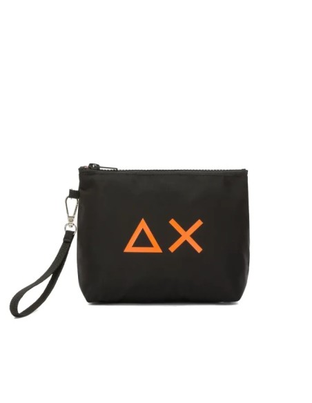 Tirenna Uomo Abbigliamento: Sun68 Pochette in nylon con logo nero