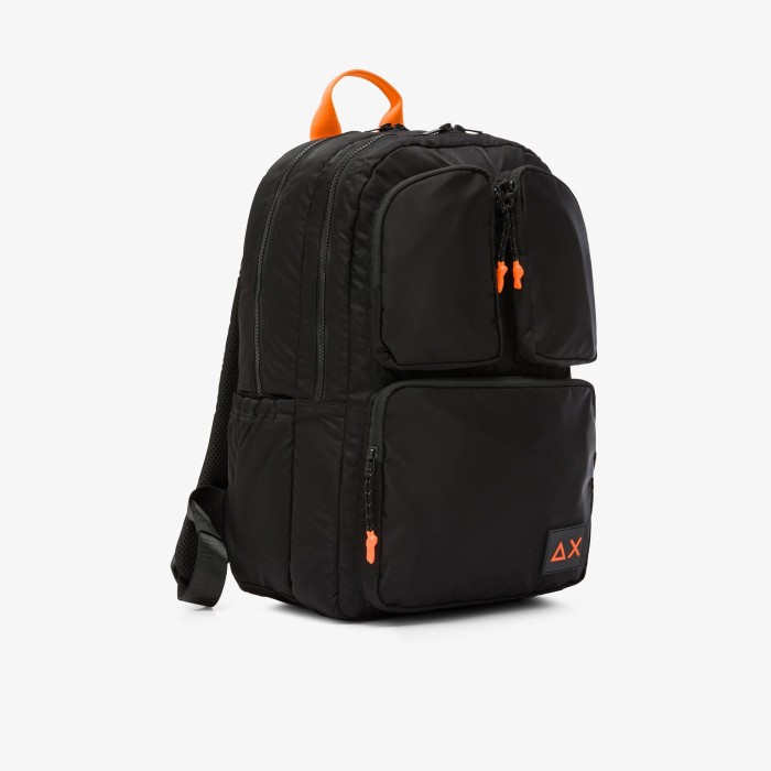 Tirenna Uomo Abbigliamento: Sun68 Zaino in nylon nero