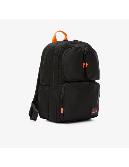 Tirenna Uomo Abbigliamento: Sun68 Zaino in nylon nero