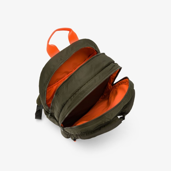 Tirenna Uomo Abbigliamento: Sun68 Zaino in nylon militare scuro