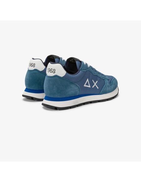 Tirenna Uomo Abbigliamento: Sun68 sneaker Tom in nylon avio scuro