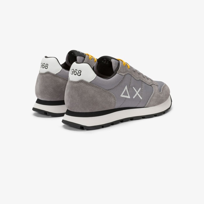 Tirenna Uomo Abbigliamento: Sun68 sneaker Tom in nylon grigio medio