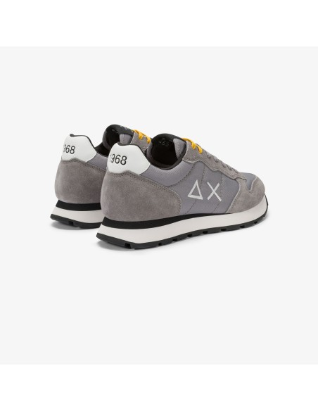 Tirenna Uomo Abbigliamento: Sun68 sneaker Tom in nylon grigio medio