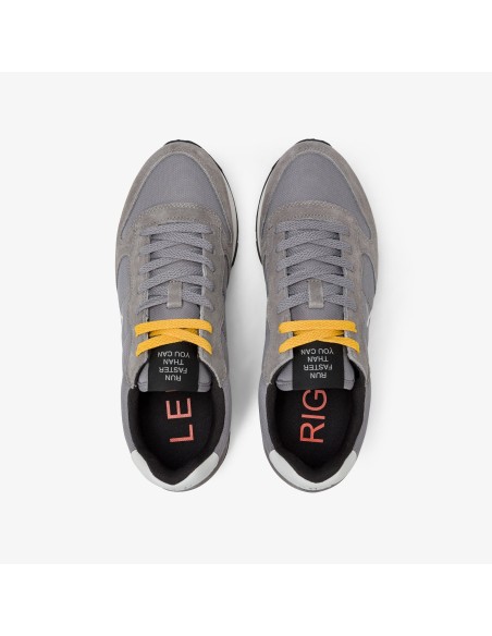 Tirenna Uomo Abbigliamento: Sun68 sneaker Tom in nylon grigio medio