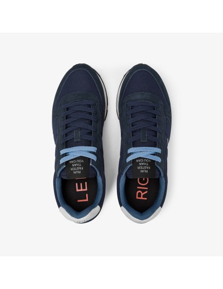 Tirenna Uomo Abbigliamentoto: Sun68 sneaker Tom in nylon navy blue