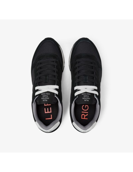 Tirenna Uomo Abbigliamento: Sun68 sneaker Tom in nylon nero grigio