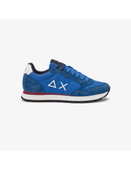 Tirenna Uomo Abbigliamento: Sun68 sneaker Tom in nylon e suede royal