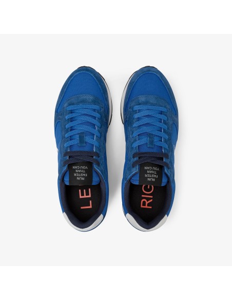 Tirenna Uomo Abbigliamento: Sun68 sneaker Tom in nylon e suede royal