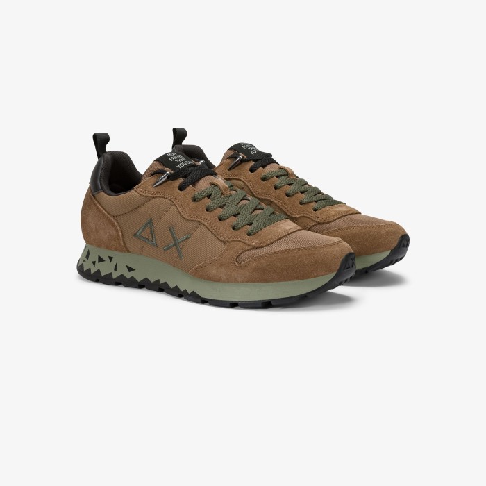 Tirenna Uomo Abbigliamento: Sun68 volpe Tom snake nylon e suede