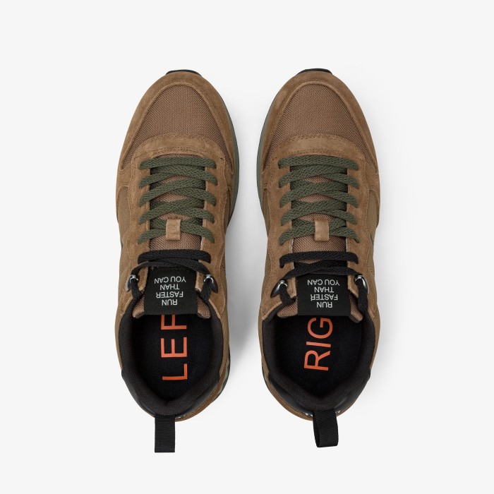 Tirenna Uomo Abbigliamento: Sun68 volpe Tom snake nylon e suede