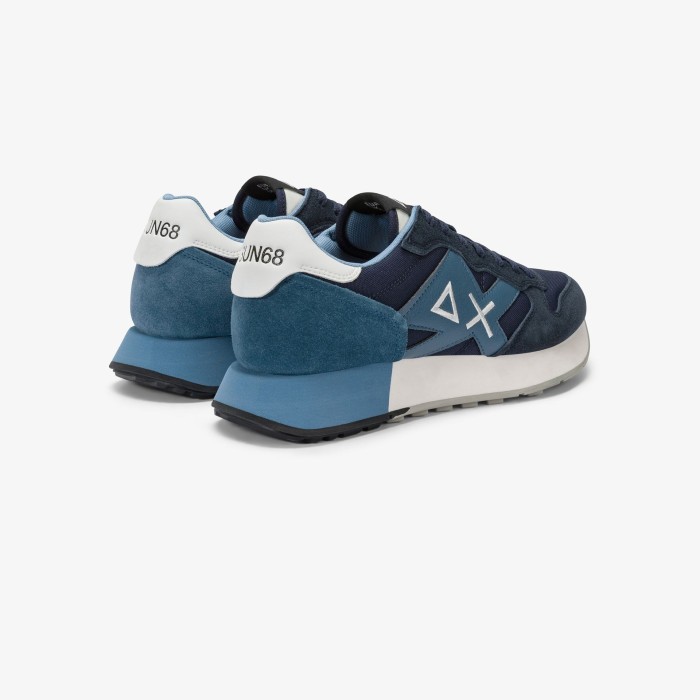 Tirenna Uomo Abbigliamento: Sun68 sneaker Jaki Solid nylon navy blue