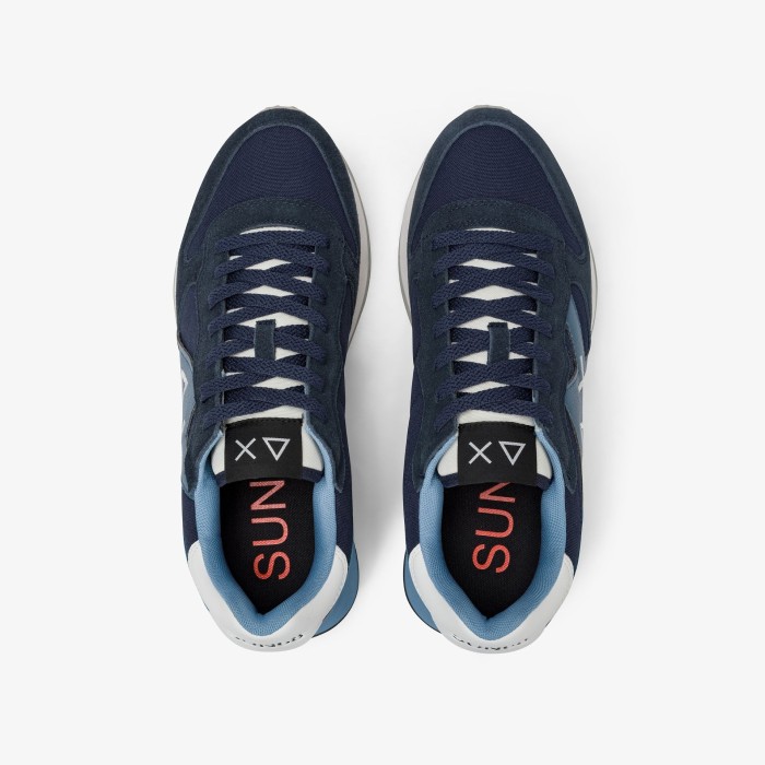 Tirenna Uomo Abbigliamento: Sun68 sneaker Jaki Solid nylon navy blue