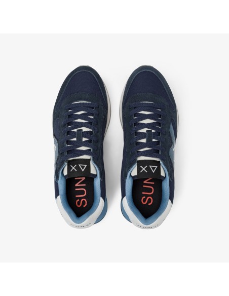 Tirenna Uomo Abbigliamento: Sun68 sneaker Jaki Solid nylon navy blue
