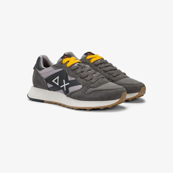 Tirenna Uomo Abbigliamento: Sun68 sneaker Jaki Bicolor nylon grigio 2