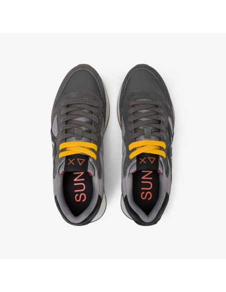 Tirenna Uomo Abbigliamento: Sun68 sneaker Jaki Bicolor nylon grigio
