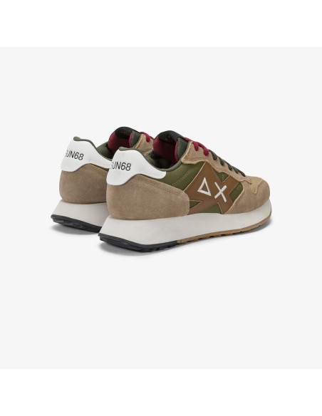 Tirenna Uomo Abbigliamento: Sun68 sneaker Jaki Bicolor nylon beige